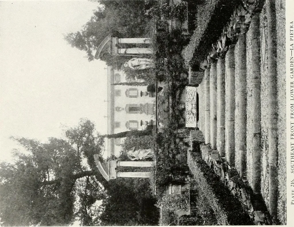 An illustration from Villas of Florence and Tuscany, 1922, leaf 339