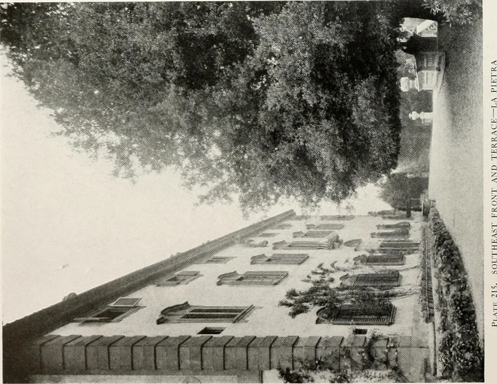 An illustration from Villas of Florence and Tuscany, 1922, leaf 339