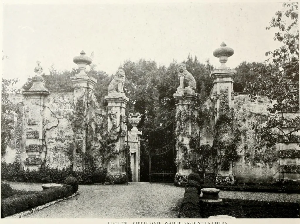 An illustration from Villas of Florence and Tuscany, 1922, leaf 342