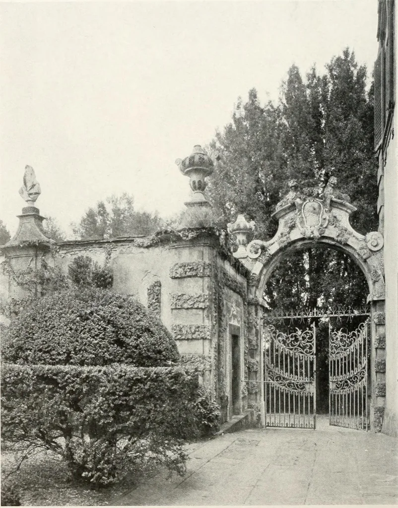 An illustration from Villas of Florence and Tuscany, 1922, leaf 343
