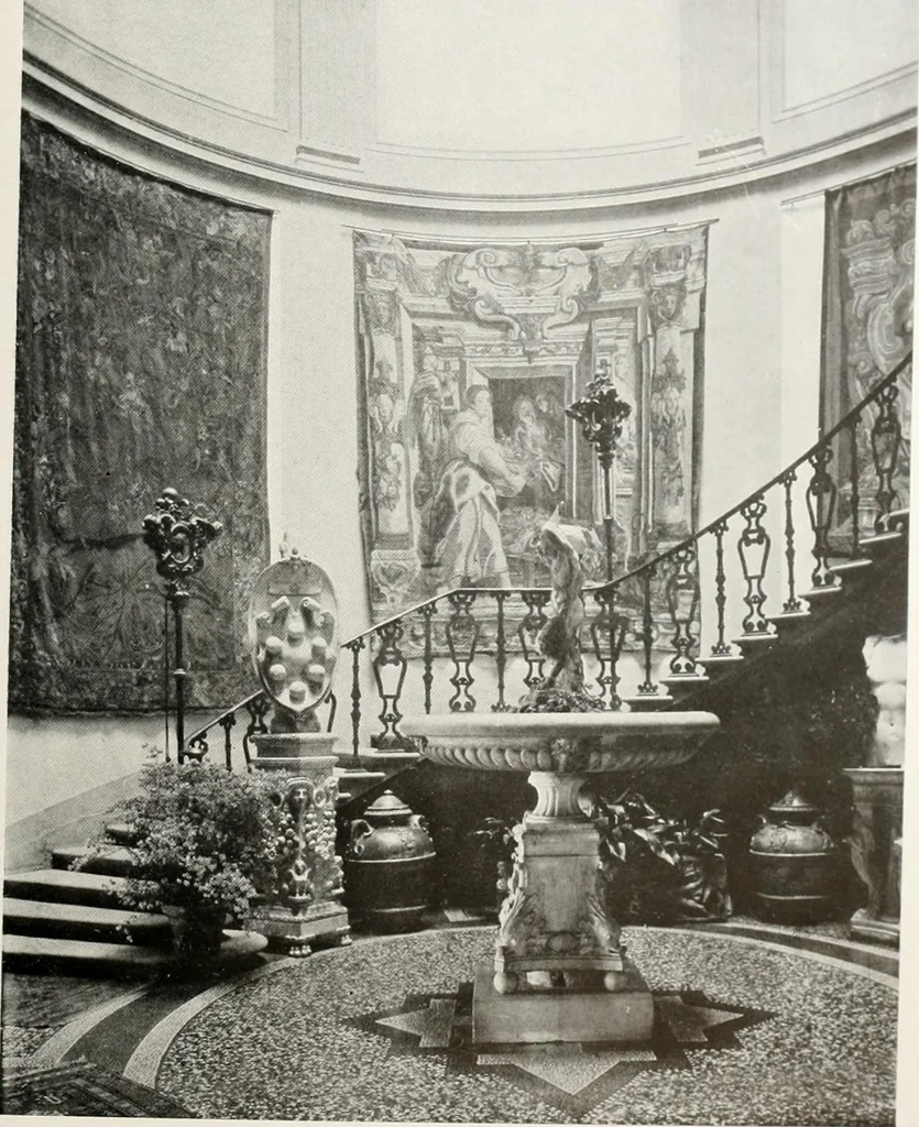 An illustration from Villas of Florence and Tuscany, 1922, leaf 344
