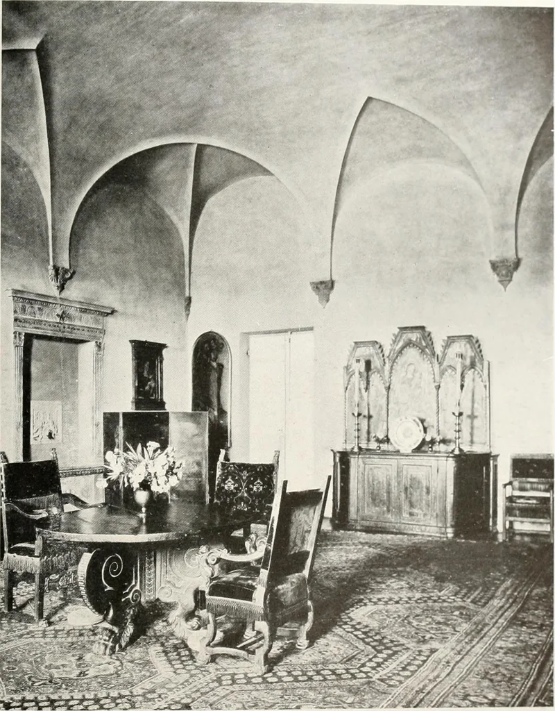 An illustration from Villas of Florence and Tuscany, 1922, leaf 346