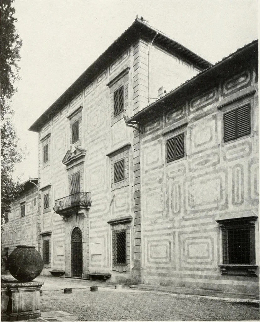 An illustration from Villas of Florence and Tuscany, 1922, leaf 359