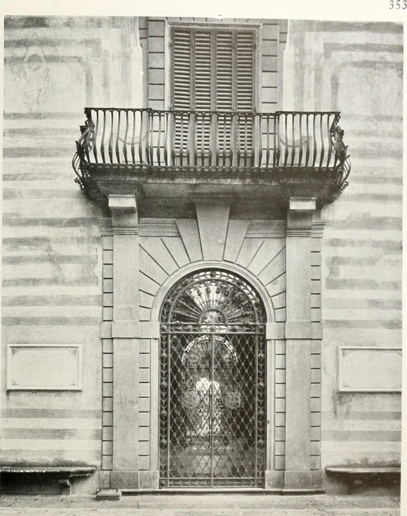 An illustration from Villas of Florence and Tuscany, 1922, leaf 360