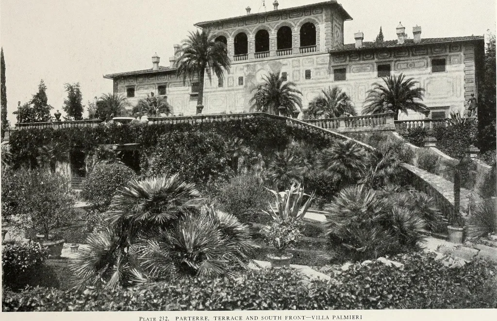 An illustration from Villas of Florence and Tuscany, 1922, leaf 361