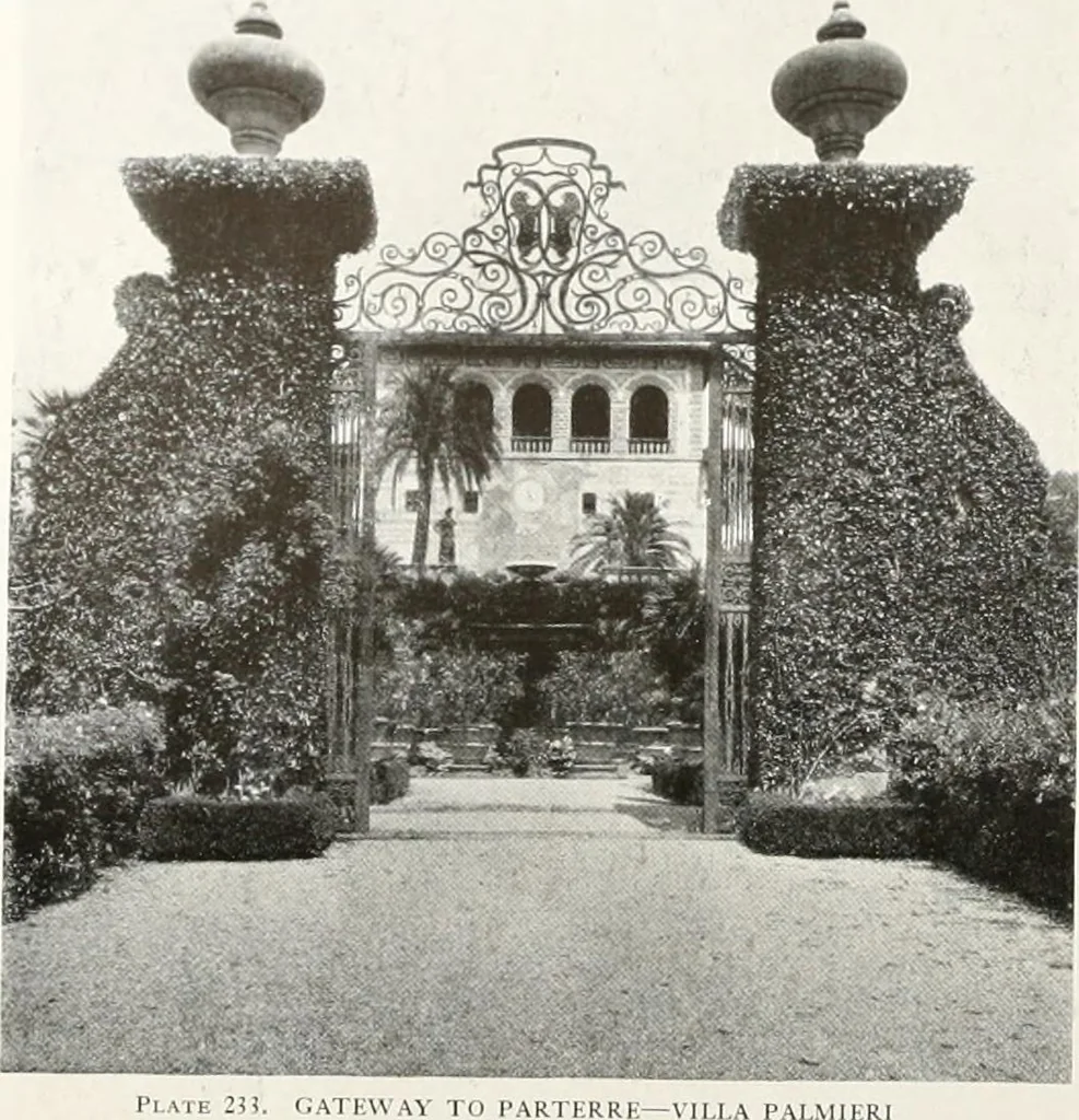An illustration from Villas of Florence and Tuscany, 1922, leaf 362