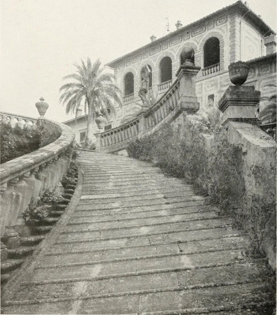 An illustration from Villas of Florence and Tuscany, 1922, leaf 363