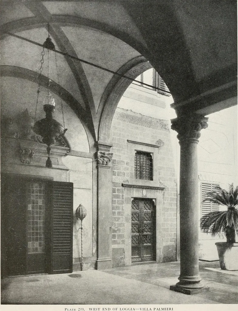 An illustration from Villas of Florence and Tuscany, 1922, leaf 367