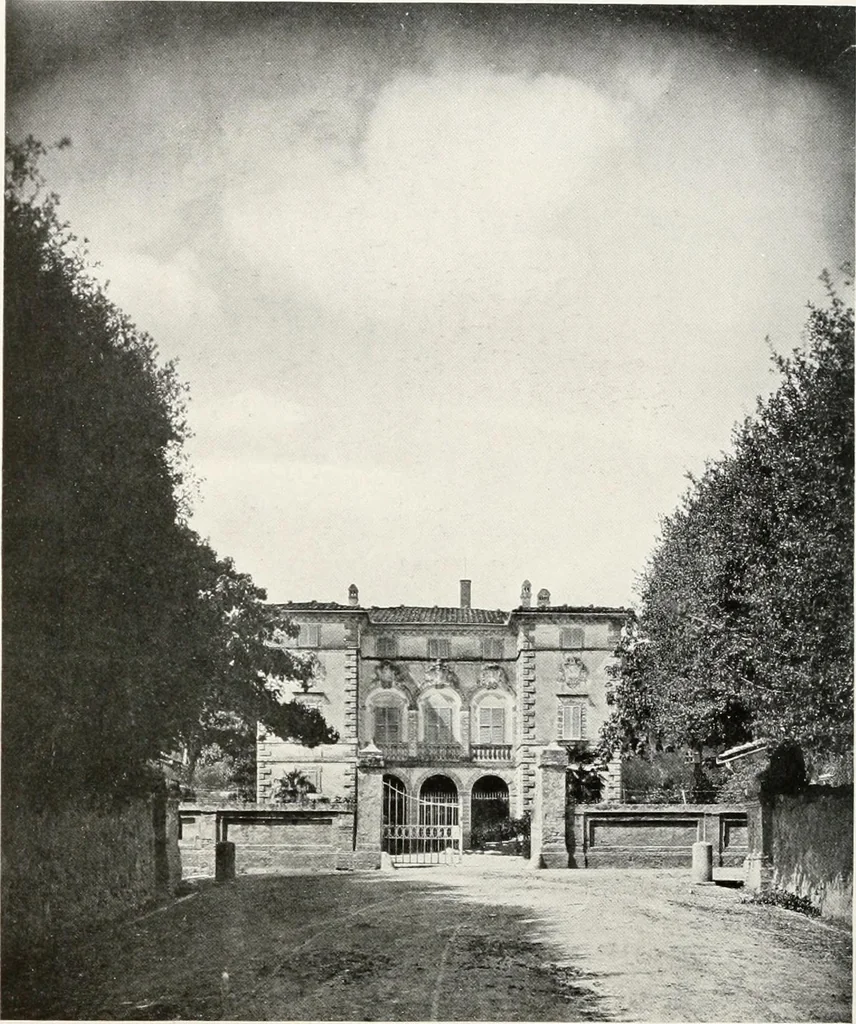 An illustration from Villas of Florence and Tuscany, 1922, leaf 377