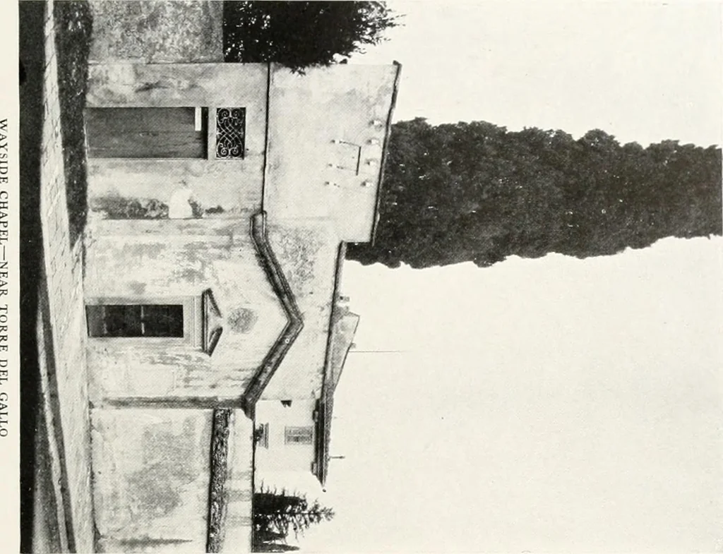 An illustration from Villas of Florence and Tuscany, 1922, leaf 38