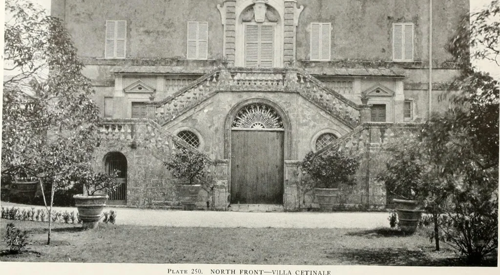 An illustration from Villas of Florence and Tuscany, 1922, leaf 380
