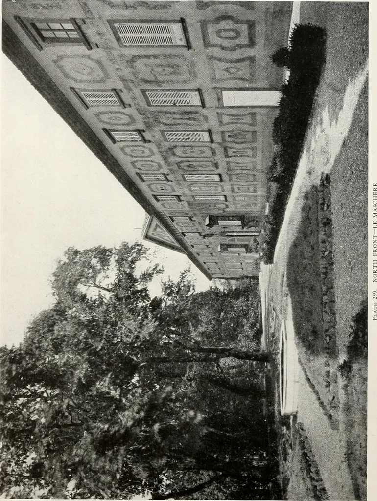 An illustration from Villas of Florence and Tuscany, 1922, leaf 389