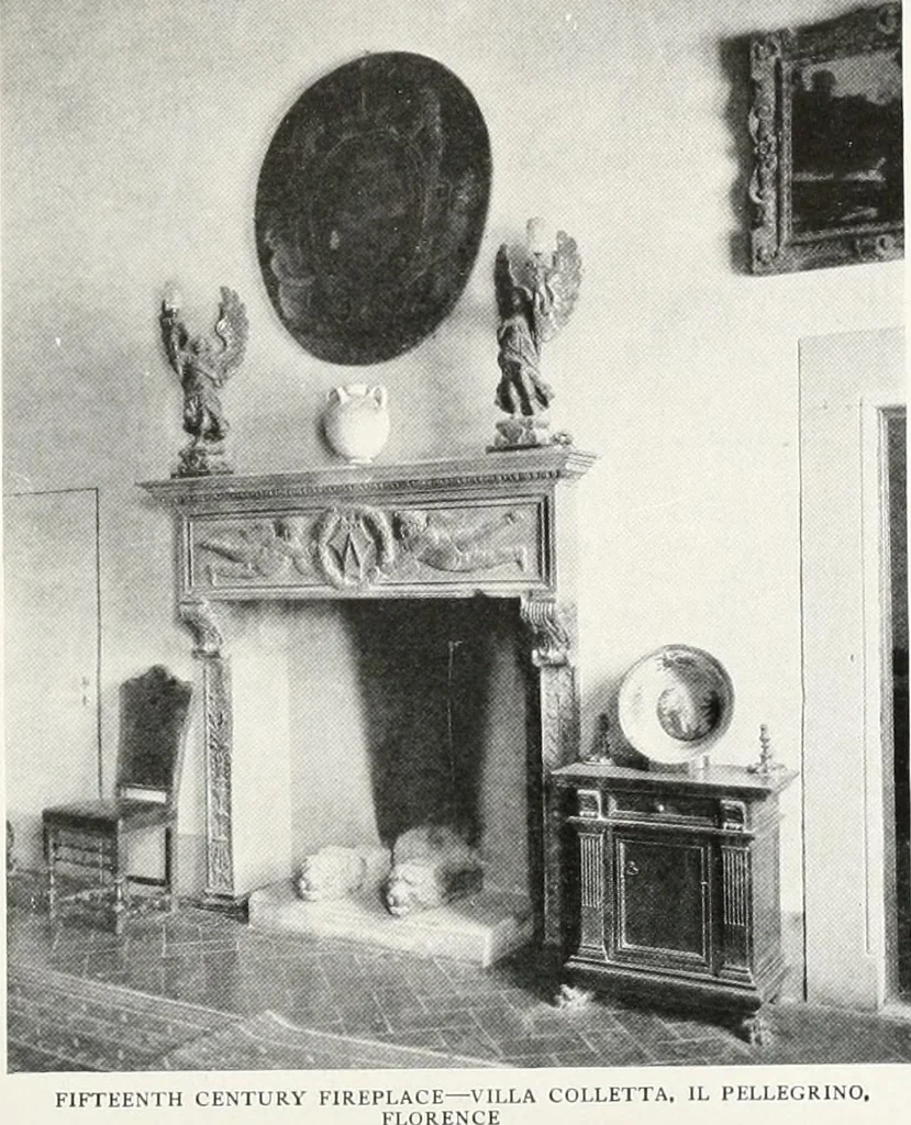 An illustration from Villas of Florence and Tuscany, 1922, leaf 39