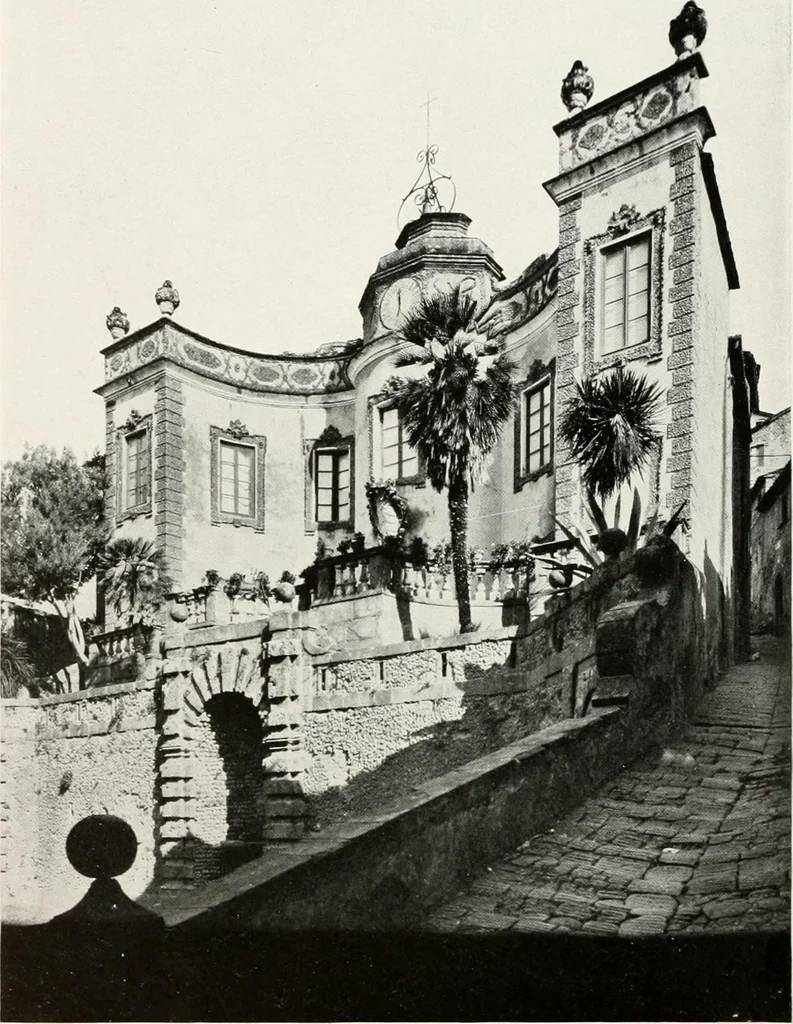 An illustration from Villas of Florence and Tuscany, 1922, leaf 401