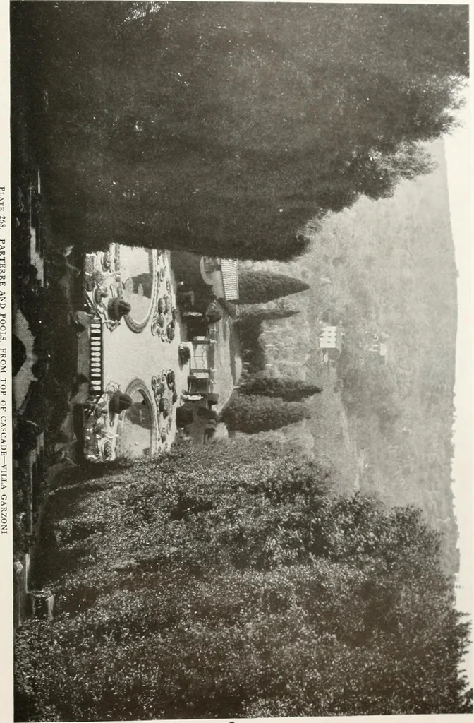 An illustration from Villas of Florence and Tuscany, 1922, leaf 404