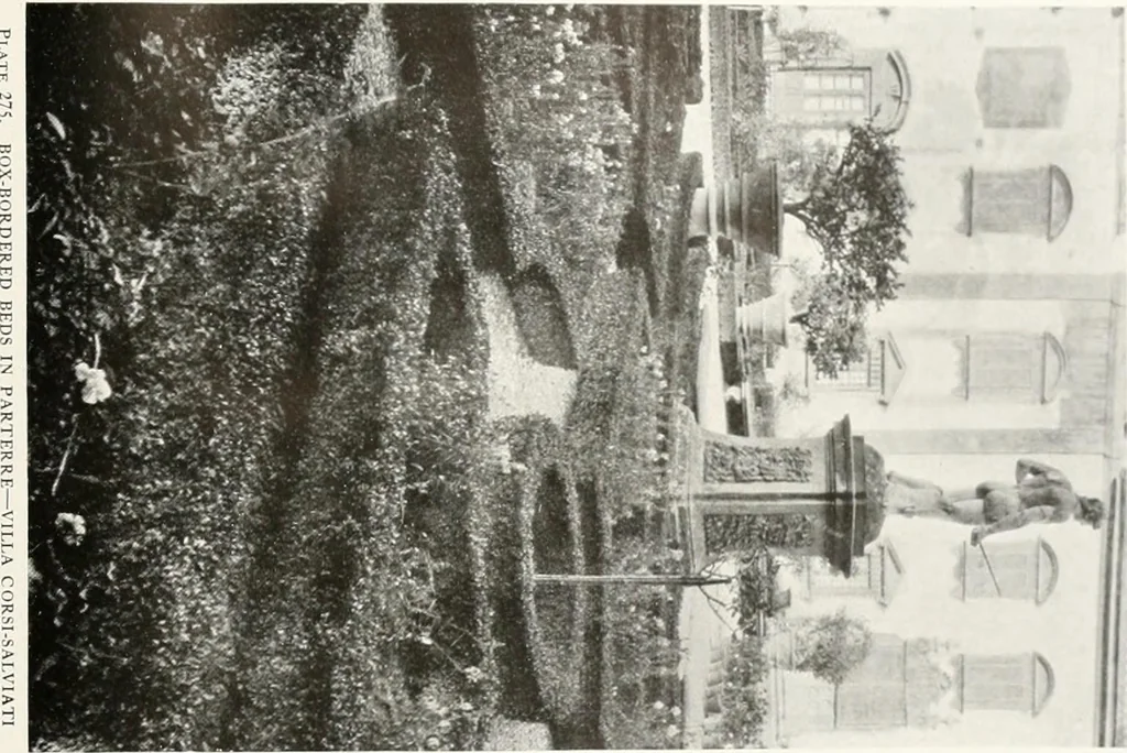 An illustration from Villas of Florence and Tuscany, 1922, leaf 412