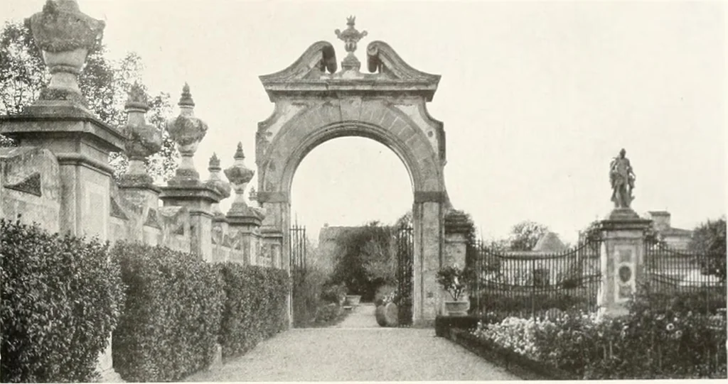 An illustration from Villas of Florence and Tuscany, 1922, leaf 414