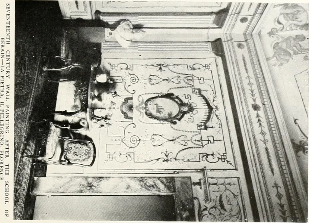 An illustration from Villas of Florence and Tuscany, 1922, leaf 58