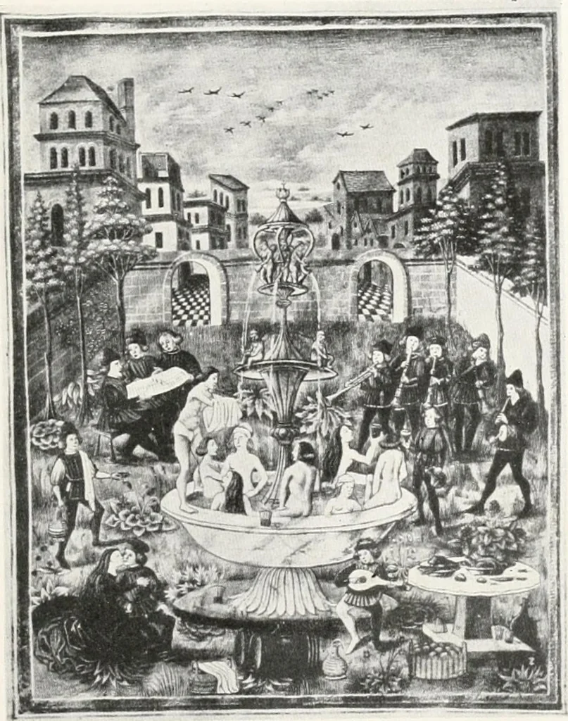 An illustration from Villas of Florence and Tuscany, 1922, leaf 82