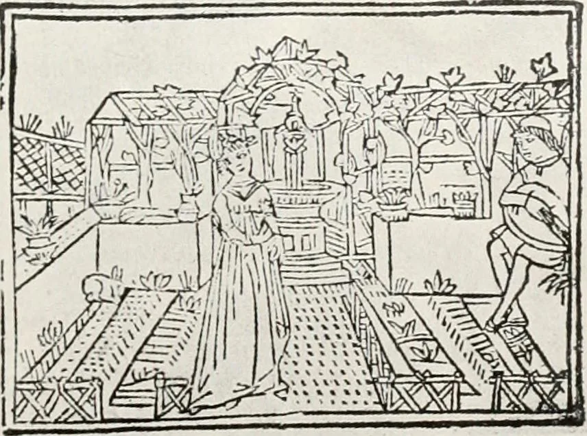 An illustration from Villas of Florence and Tuscany, 1922, leaf 82