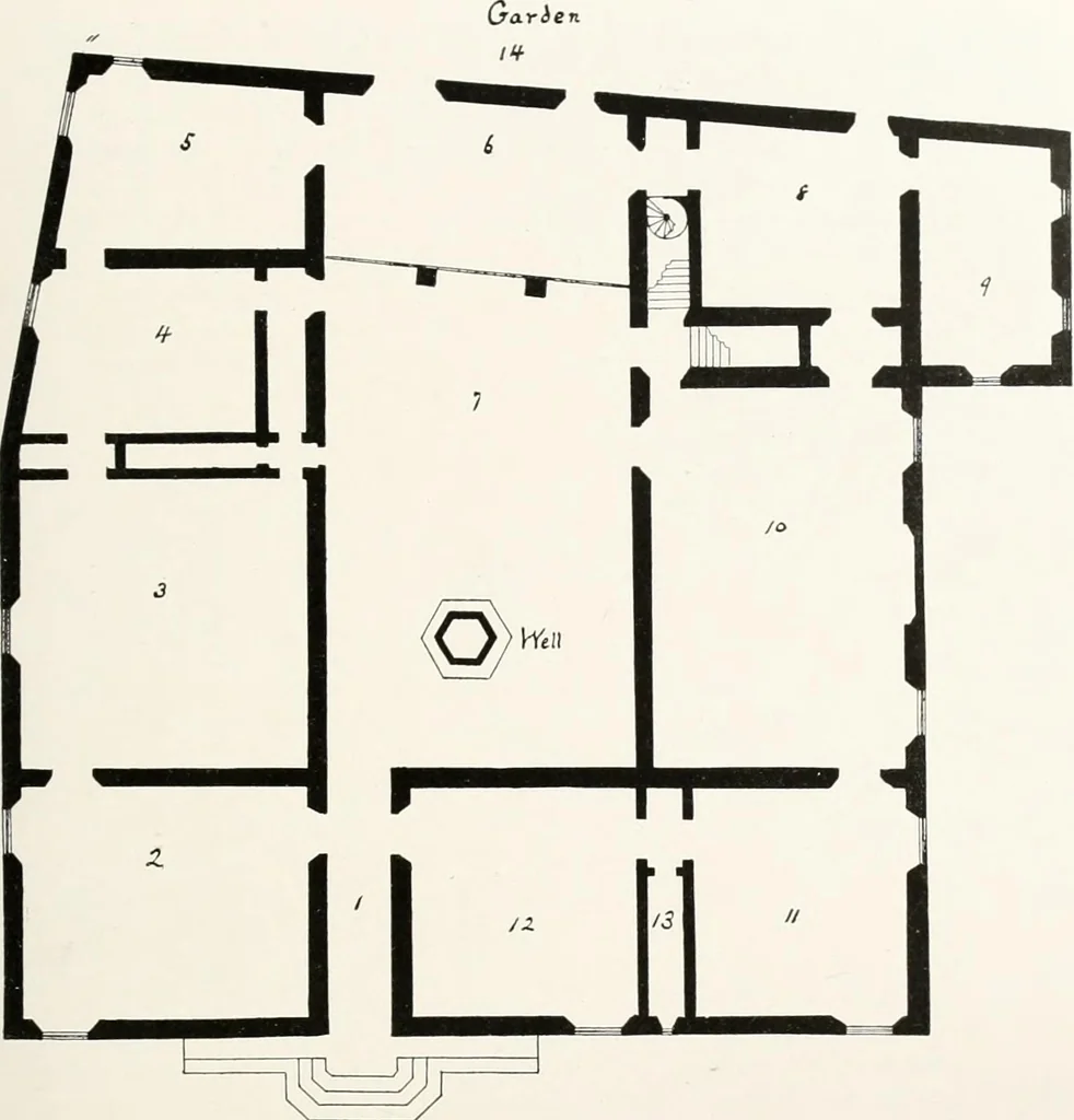 An illustration from Villas of Florence and Tuscany, 1922, leaf 90