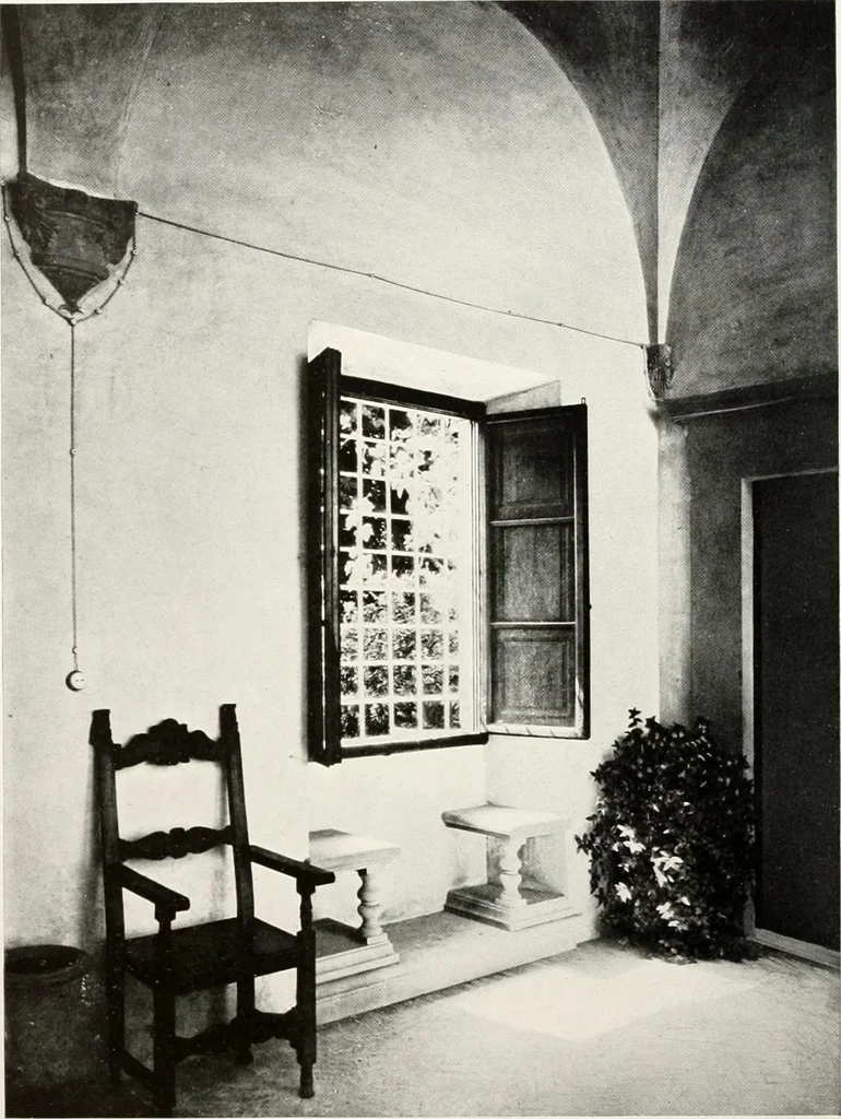 An illustration from Villas of Florence and Tuscany, 1922, leaf 95