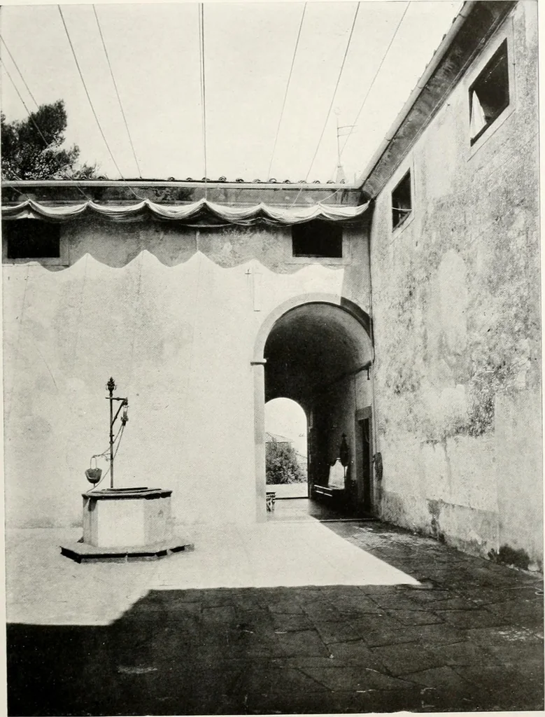 An illustration from Villas of Florence and Tuscany, 1922, leaf 96