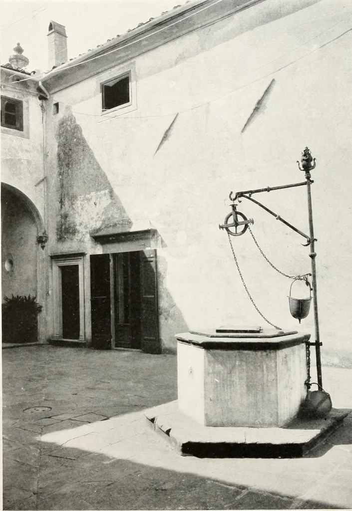 An illustration from Villas of Florence and Tuscany, 1922, leaf 97