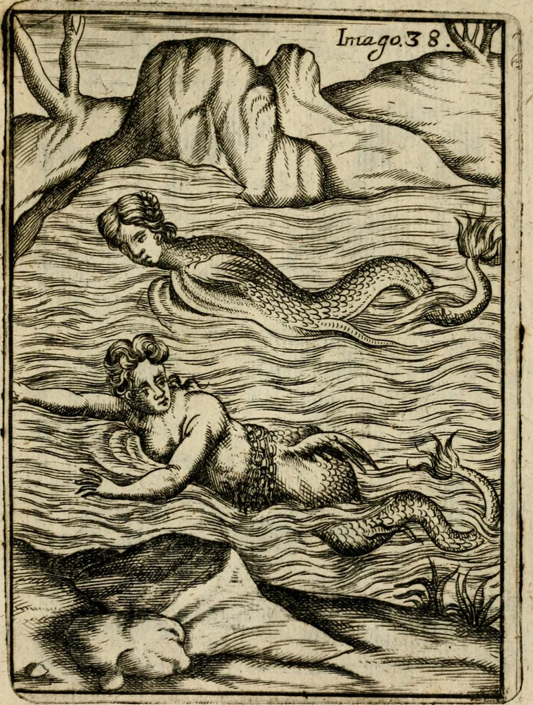 An illustration from Vincentii Chartarii Rhegiensis Imagines deorum, qui ab antiquis colebantur : unâ cum earum declaratione & historia in qua simulacra, ritus, caeremoniae magnaque ex parte veterum religio explicatur ... : hinc inde, 1687, leaf 330