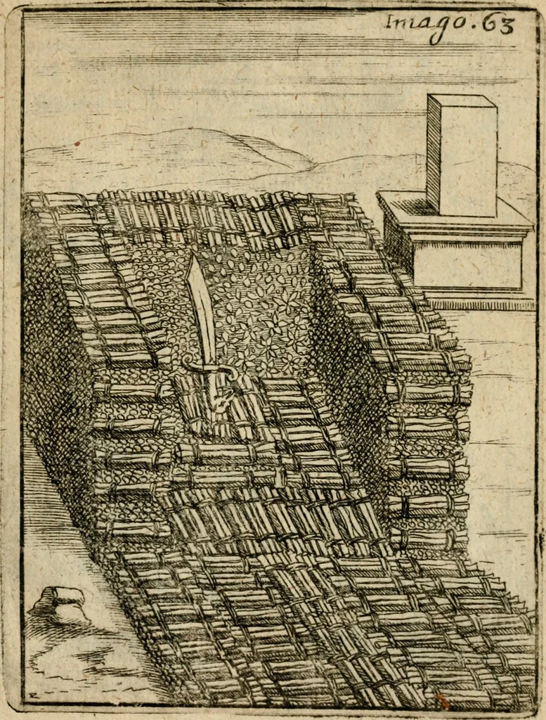 An illustration from Vincentii Chartarii Rhegiensis Imagines deorum, qui ab antiquis colebantur : unâ cum earum declaratione & historia in qua simulacra, ritus, caeremoniae magnaque ex parte veterum religio explicatur ... : hinc inde, 1687, leaf 380