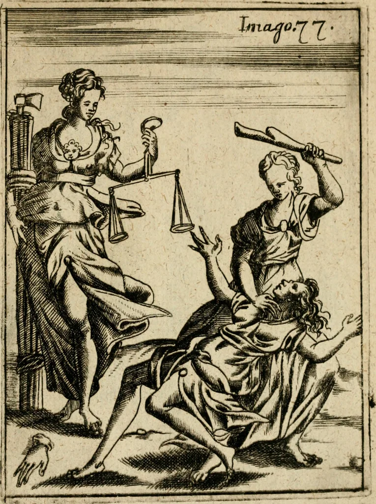 An illustration from Vincentii Chartarii Rhegiensis Imagines deorum, qui ab antiquis colebantur : unâ cum earum declaratione & historia in qua simulacra, ritus, caeremoniae magnaque ex parte veterum religio explicatur ... : hinc inde, 1687, leaf 408