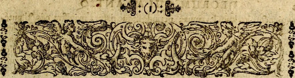 An illustration from Vincentii Chartarii Rhegiensis Imagines deorum : qui ab antiquis colebantur, unâ cum earum declaratione & historia in qua simulacra, ritus, cæremoniæ magnaque ex parte veterum religio explicatur, opus non solum antiquitatis amatoribus, sed & liberalium artium cultoribus, imò & concionatoribus valde utile & proficuum, hinc inde, 1687, leaf 14