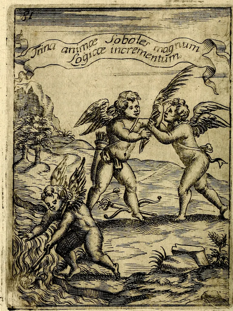 An illustration from Vincentii Chartarii Rhegiensis Imagines deorum : qui ab antiquis colebantur, unâ cum earum declaratione & historia in qua simulacra, ritus, cæremoniæ magnaque ex parte veterum religio explicatur, opus non solum antiquitatis amatoribus, sed & liberalium artium cultoribus, imò & concionatoribus valde utile & proficuum, hinc inde, 1687, leaf 349
