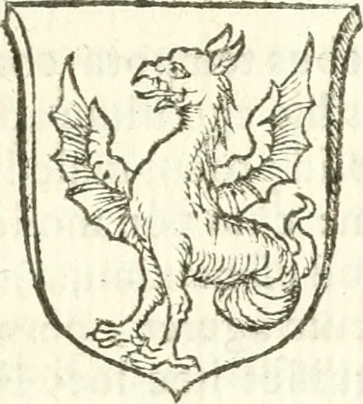 An illustration from Vindex Neapolitanae nobilitatis Caroli Borrelli cleric. regul. minor., animaduersio in Francisci Aelii Marchesii librum De Neapolitanis familiis, 1653, leaf 106