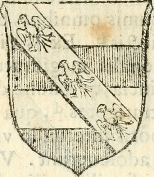 An illustration from Vindex Neapolitanae nobilitatis Caroli Borrelli cleric. regul. minor., animaduersio in Francisci Aelii Marchesii librum De Neapolitanis familiis, 1653, leaf 123