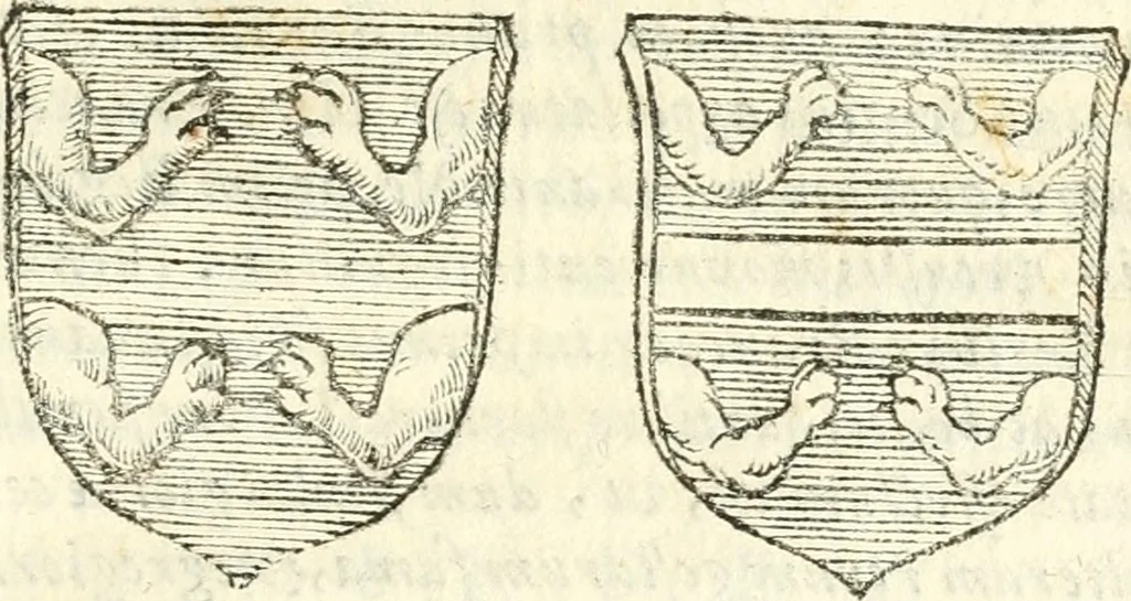 An illustration from Vindex Neapolitanae nobilitatis Caroli Borrelli cleric. regul. minor., animaduersio in Francisci Aelii Marchesii librum De Neapolitanis familiis, 1653, leaf 142
