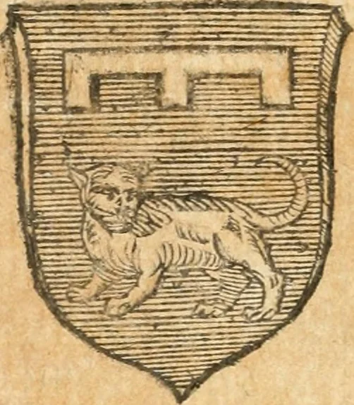 An illustration from Vindex Neapolitanae nobilitatis Caroli Borrelli cleric. regul. minor., animaduersio in Francisci Aelii Marchesii librum De Neapolitanis familiis, 1653, leaf 171