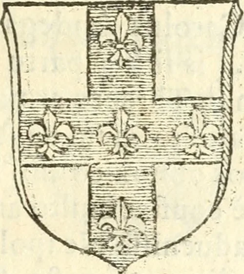 An illustration from Vindex Neapolitanae nobilitatis Caroli Borrelli cleric. regul. minor., animaduersio in Francisci Aelii Marchesii librum De Neapolitanis familiis, 1653, leaf 174