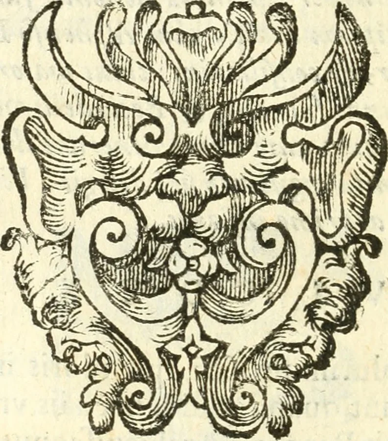 An illustration from Vindex Neapolitanae nobilitatis Caroli Borrelli cleric. regul. minor., animaduersio in Francisci Aelii Marchesii librum De Neapolitanis familiis, 1653, leaf 183
