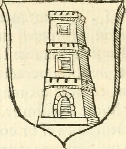 An illustration from Vindex Neapolitanae nobilitatis Caroli Borrelli cleric. regul. minor., animaduersio in Francisci Aelii Marchesii librum De Neapolitanis familiis, 1653, leaf 193