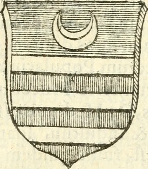 An illustration from Vindex Neapolitanae nobilitatis Caroli Borrelli cleric. regul. minor., animaduersio in Francisci Aelii Marchesii librum De Neapolitanis familiis, 1653, leaf 218