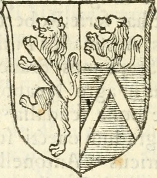 An illustration from Vindex Neapolitanae nobilitatis Caroli Borrelli cleric. regul. minor., animaduersio in Francisci Aelii Marchesii librum De Neapolitanis familiis, 1653, leaf 221