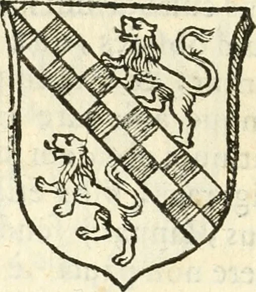 An illustration from Vindex Neapolitanae nobilitatis Caroli Borrelli cleric. regul. minor., animaduersio in Francisci Aelii Marchesii librum De Neapolitanis familiis, 1653, leaf 223