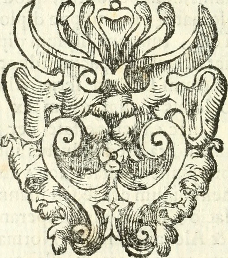 An illustration from Vindex Neapolitanae nobilitatis Caroli Borrelli cleric. regul. minor., animaduersio in Francisci Aelii Marchesii librum De Neapolitanis familiis, 1653, leaf 39