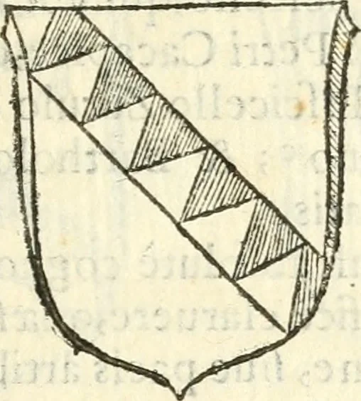 An illustration from Vindex Neapolitanae nobilitatis Caroli Borrelli cleric. regul. minor., animaduersio in Francisci Aelii Marchesii librum De Neapolitanis familiis, 1653, leaf 40