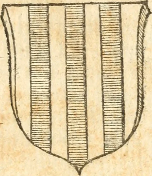 An illustration from Vindex Neapolitanae nobilitatis Caroli Borrelli cleric. regul. minor., animaduersio in Francisci Aelii Marchesii librum De Neapolitanis familiis, 1653, leaf 74