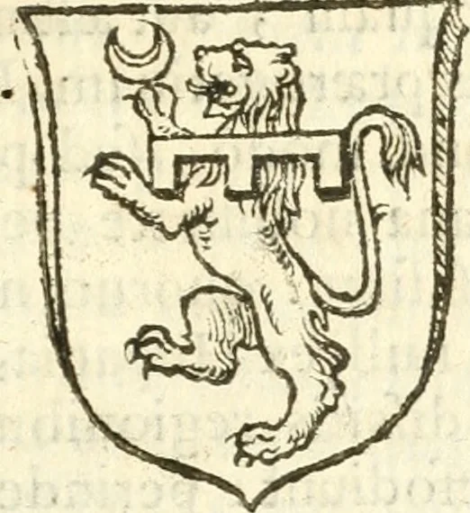 An illustration from Vindex Neapolitanae nobilitatis Caroli Borrelli cleric. regul. minor., animaduersio in Francisci Aelii Marchesii librum De Neapolitanis familiis, 1653, leaf 86