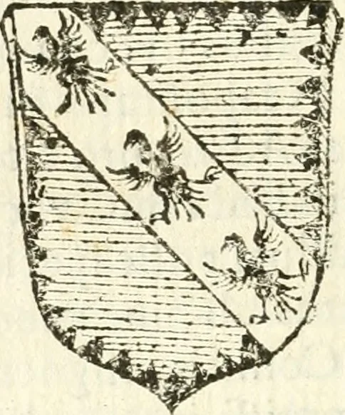 An illustration from Vindex Neapolitanae nobilitatis Caroli Borrelli cleric. regul. minor., animaduersio in Francisci Aelii Marchesii librum De Neapolitanis familiis, 1653, leaf 89