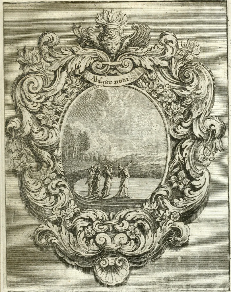 An illustration from Innocentia vindicata : in qua gravissimis argumentis ex S. Thoma petitis ostenditur, angelicum doctorem pro immaculato conceptu Deiparae sensisse & scripsisse ..., 1698, leaf 138