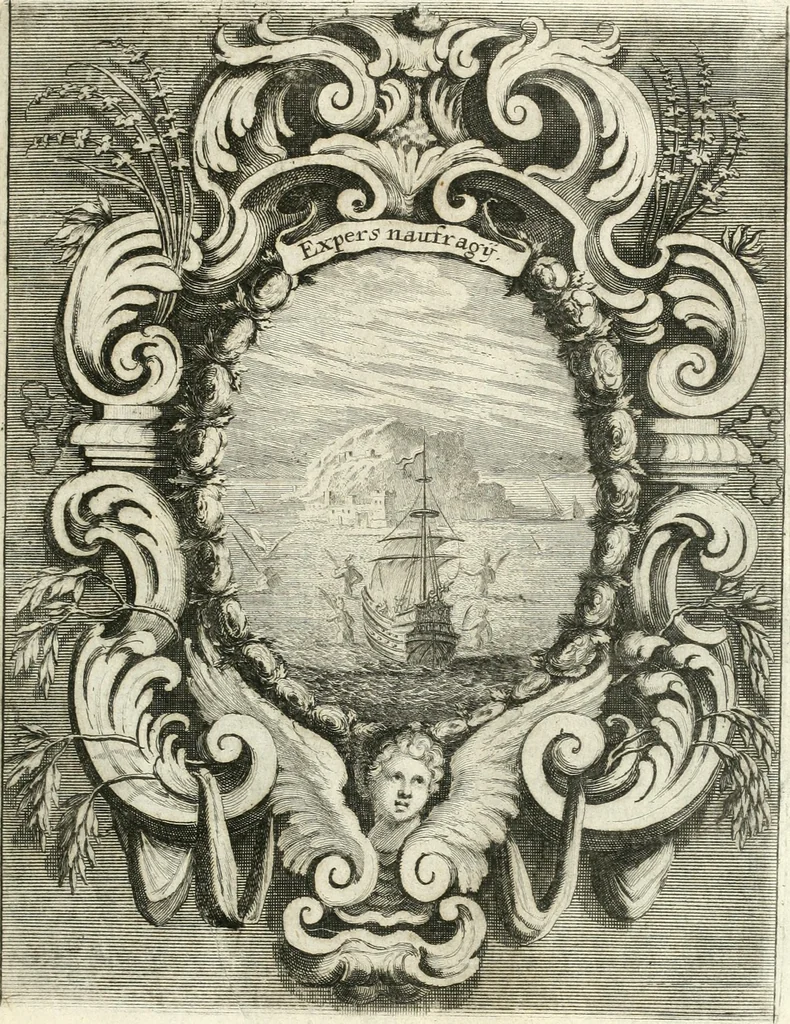 An illustration from Innocentia vindicata : in qua gravissimis argumentis ex S. Thoma petitis ostenditur, angelicum doctorem pro immaculato conceptu Deiparae sensisse & scripsisse ..., 1698, leaf 140